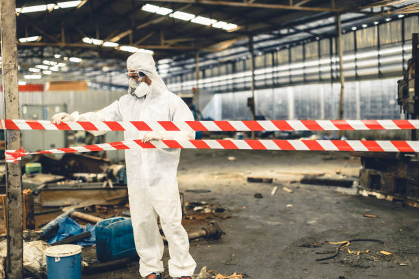Professional Drug Lab Cleanup technician working in Calhoun, GA